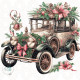 Stumpenkerze, Christmas-Oldtimer #1